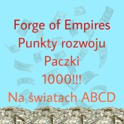 FoE Punkty Rozwoju - Paczki 1000 PR (ABCD)