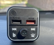 Transmiter FM bluetooth 5.3 USB x2