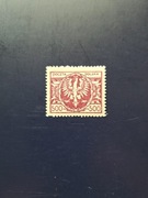 Fi 141b** papier v c.brązowoliliowy ząbk 12 3/4:12 1/2 gw/opis Wałocha