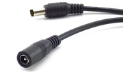 KABEL 5m PRZEWÓD PRZEDŁUŻACZ JACK ADAPTER 12W CZARNY KAMERY I INNE