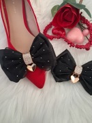 klamry klipy ozdoby do butów kokardy kokardki komunia okazje