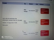 3 bilety na ORLEN WARSAW FIM SPEEDWAY GRAND PRIX 