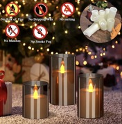 Bezpłomieniowe świece LED lampki