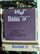INTEL 486 A80486SX-25 SX798 PGA168 25MHz