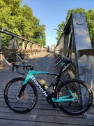 Rower szosowy Bianchi Oltre xr4 disc Di2, pomiar mocy 