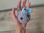 Brelok pluszak maskotka Sad hamster Smutny chomik chomiczek Mikołajki best 