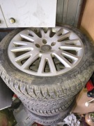 Alufelgi + opony wielosezonowe 225/45 R17 rozstaw 5x112 Audi, VW 
