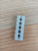 LEGO 32001 technic płytka z otworami 2x6  j.szary