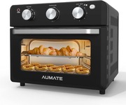 Mini piekarnik AUMATE, 18 l, beztłuszczowy piekarnik z funkcją frytkownicy 