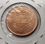 1/2 UNCJA MIEDZI .999 Kolekcjonerska GOLDEN STATE MINT USA