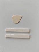 Siodełko do gitary akustycznej z kości 71,12x3mm 2szt.