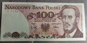 100zł 1988r. Rzadka seria TB, stan 1-