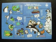 TAAF - fauna delfiny ptaki bloczek 2025**