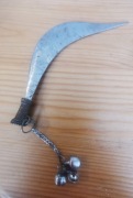 Nóż etniczny kolekcjonerski afrykański 12 cm nowy ręczna robota 