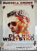 Dla niej wszystko. Oryginalny plakat filmowy