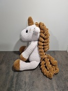 Jednorozec na szydełku, przytulanka, handmade 