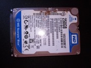 Dysk SATA 2,5" 250 GB Western digital WD2500BEVT