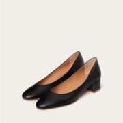 Buty czółenka baleriny BALAGAN skóra naturalna NOWE czarne 39