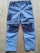 spodenki Quechua 2w1 długie i krótkie rozmiar 113-122 cm NOWE