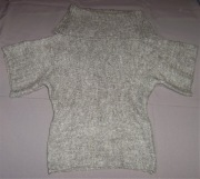 Sweter ciepły golf krótki rękaw Atmosphere L