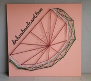 Obraz String Art Arbuz 40x40 Idealny prezent na święta!