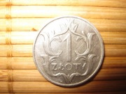 Moneta 1zł z 1929 roku