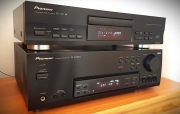 Pioneer wieża zestaw Amplituner Odtwarzacz CD oryginalny pilot super stan