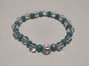 Bransoletka z medalikiem św Benedykta 