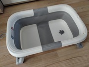 Wanienka SKŁADANA Do Kąpieli Tulano Szara DLA DZIECI NIEMOWLĄT Termometr