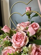 Kompozycja stroik walentynkowy 