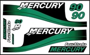 Naklejka na silnik zaburtowy MERCURY 90 - komplet naklejek