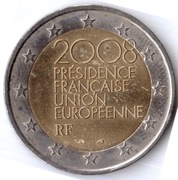 FRANCJA 2 euro 2008, KM# 1459, UNC, francuska prezydencja