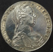 Talar Maria Teresa 1780 nowe bicie, KM# T1
