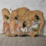 Orientalne obrazy gipsowe ręcznie malowane