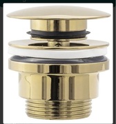 Korek klik klak do umywalek uniwersalny złoty