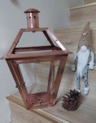 Latarnia miedziana, lampa, lampion ozdobny 