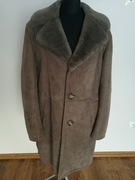 Kożuch Męski R M L Naturalny Skóra Kurtka Bardzo Ciepły Luksusowy Jak Nowy