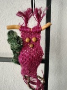 SOWA MAKRAMOWA Z SIZALU