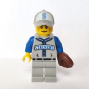 Lego Minifigurka 71001 col10-13 col157 Baseball Fielder/Baseballista