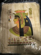 Papirus z obrazem z Egiptu z doliny królów