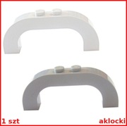 LEGO 6183 ŁUK mostek 1x6x3 biały jasny szary/LBG - 1 szt