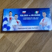 Zaproszenie na mecz Polska - Irlandia 2015