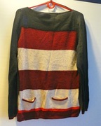 Sweter angora miły w dotyku i ciepły