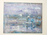 Unikatowy obraz "Myśli" ręcznie malowany