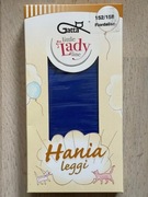 Legginsy getry Gatta Hania leggi  z zakrytą piętą kobaltowe Rozm. 152-158