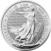 BRITANNIA 1oz srebro Great Britain 2021 uncja