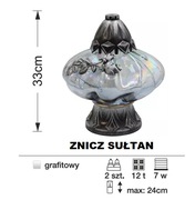 ZNICZ Sułtan grafitowy