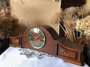 Zegar kwadransowy FHS HERMLE – vintage ok. 1960 r. loft