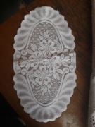 Serwetka owalna biała