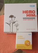 Zestaw Hemo him + Vitamina C Atomy. 